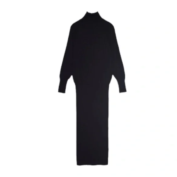 Zara Fitted Knit Dress - Picture 6 of 10